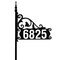 Address America Boardwalk DIY Reflective Lawn Address Sign 48" Post